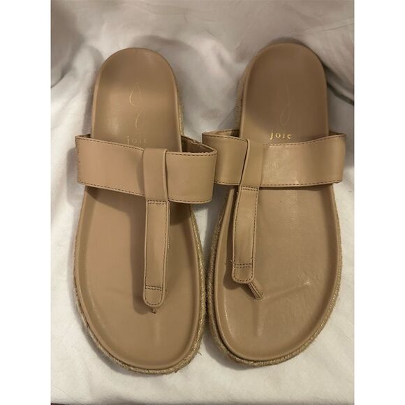 Joie Women's Espadrille Sandals Brown Size 8.5 Slip On Summer Casual - Picture 1 of 6